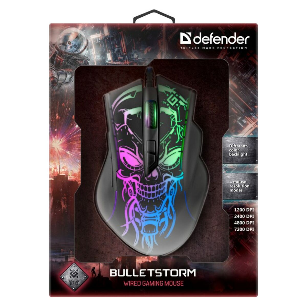 Optinė pelė Defender BULLETSTORM GM-928 Juoda